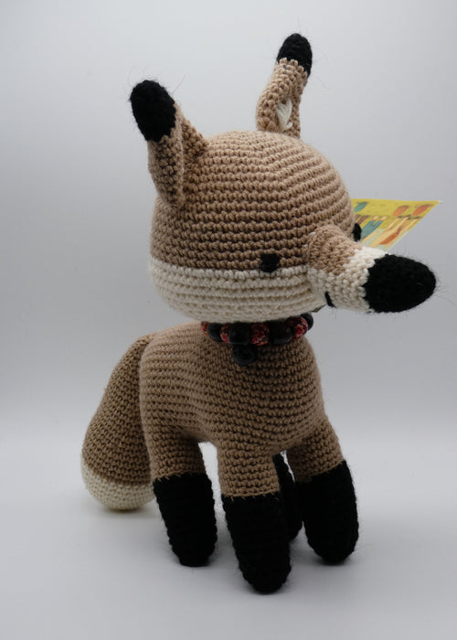 Amigurumi volpe beige